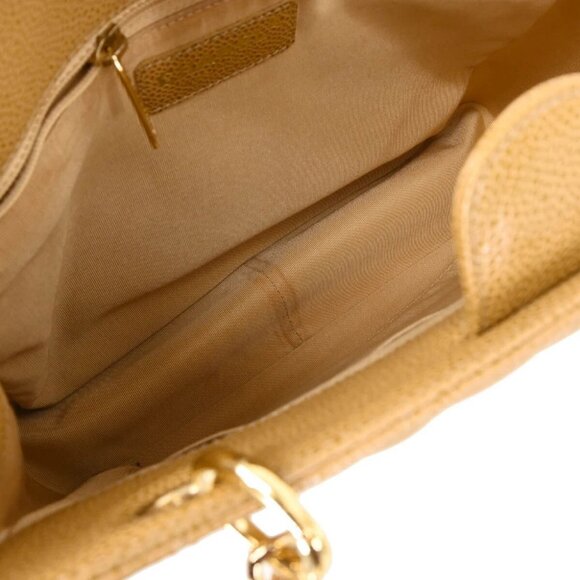 Chanel Beige Calfskin Petite Shopping Tote PST Chain Handbag 185152 - Picture 7 of 11